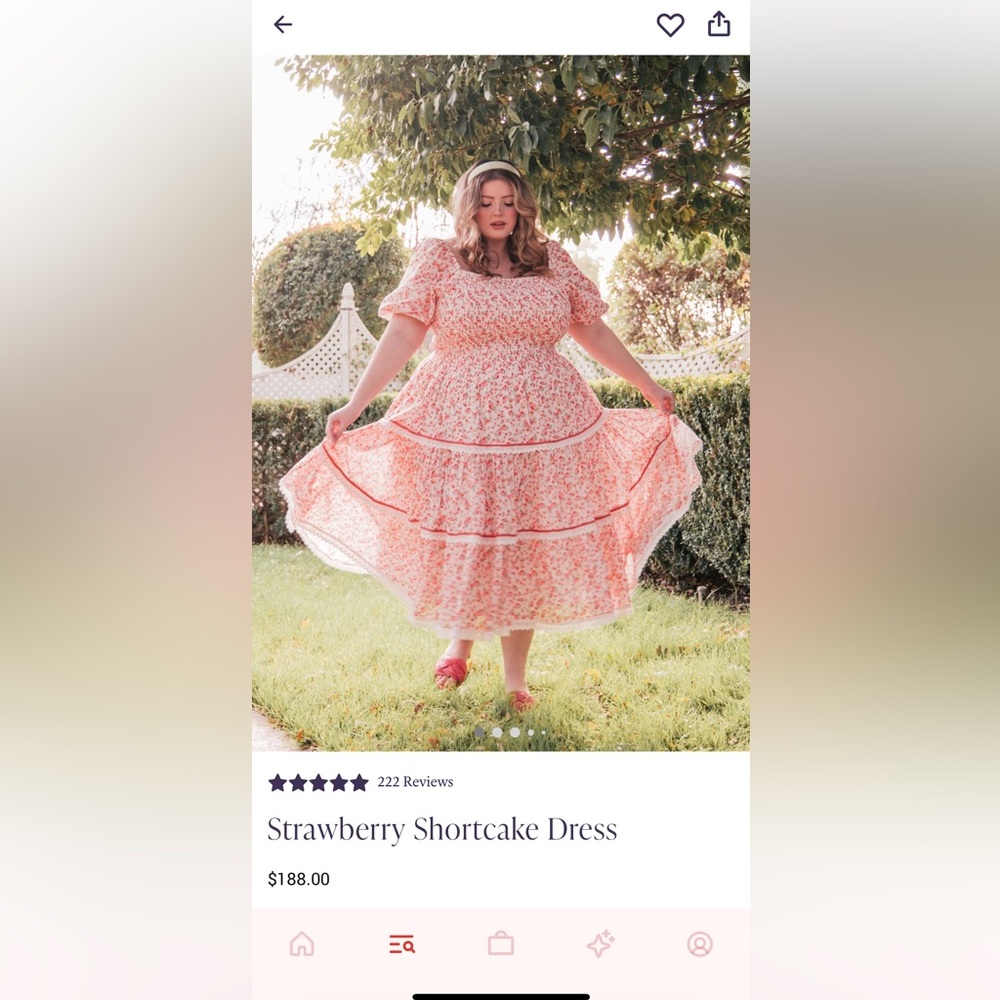 Jessakae Strawberry Shortcake Dress Size 1xl